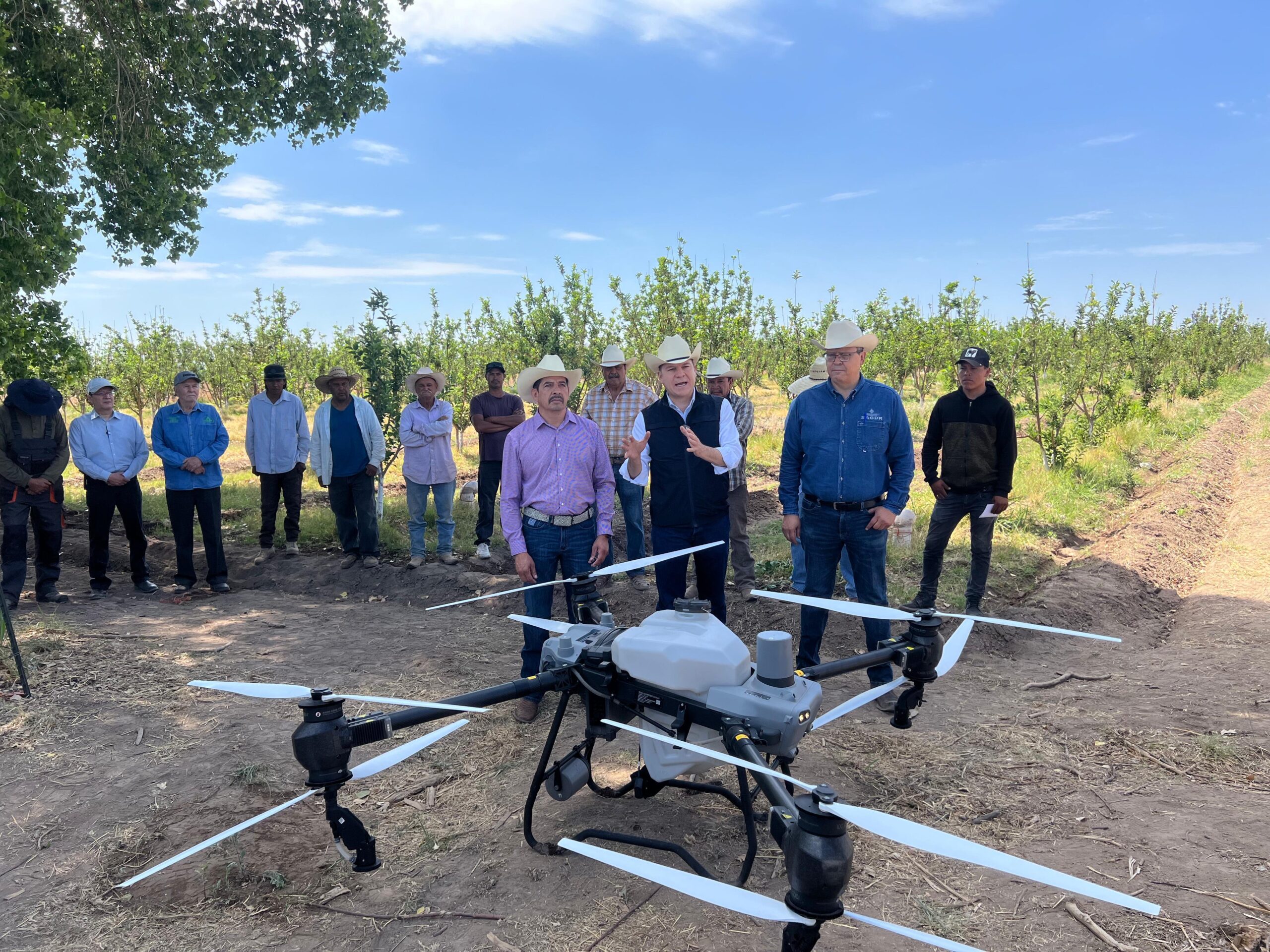 Con drones agrícolas, Esteban Villegas impulsa un campo más moderno y productivo